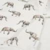 Stof met olifantprint