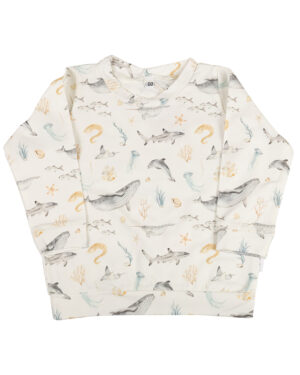 baby shirt met dolfijn print