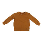 biologisch babyshirt cognac