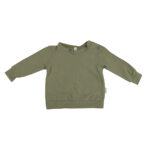 biologisch babyshirt olijf