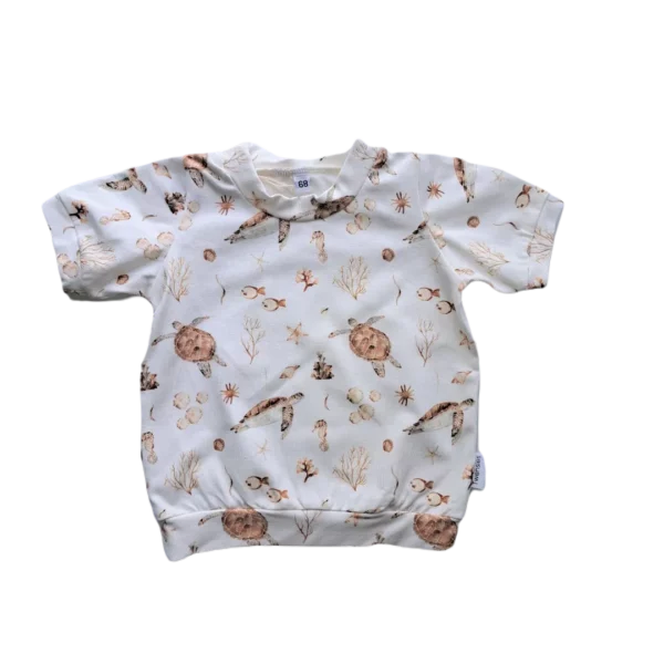 Baby T-shirt met schildpad print