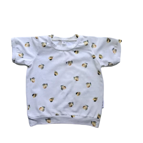 Baby T-shirt met citroen print