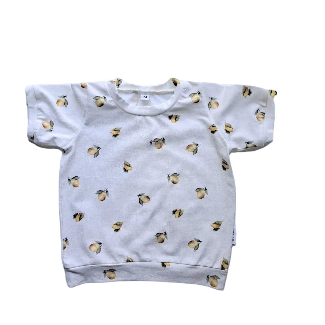Baby T-shirt met citroen print