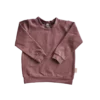 babyshirt mauve met lange mouwen