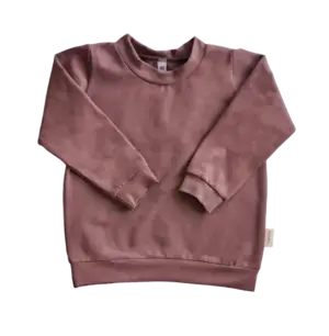 biologisch babyshirt mauve