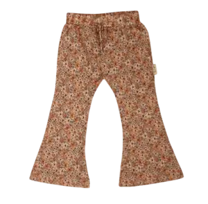 flared broek bloemen