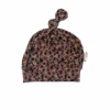 Mutsje bloemenprint oud mauve