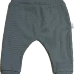 Babybroekje ijsblauw rib