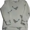 Shirt rib blauwe walvis