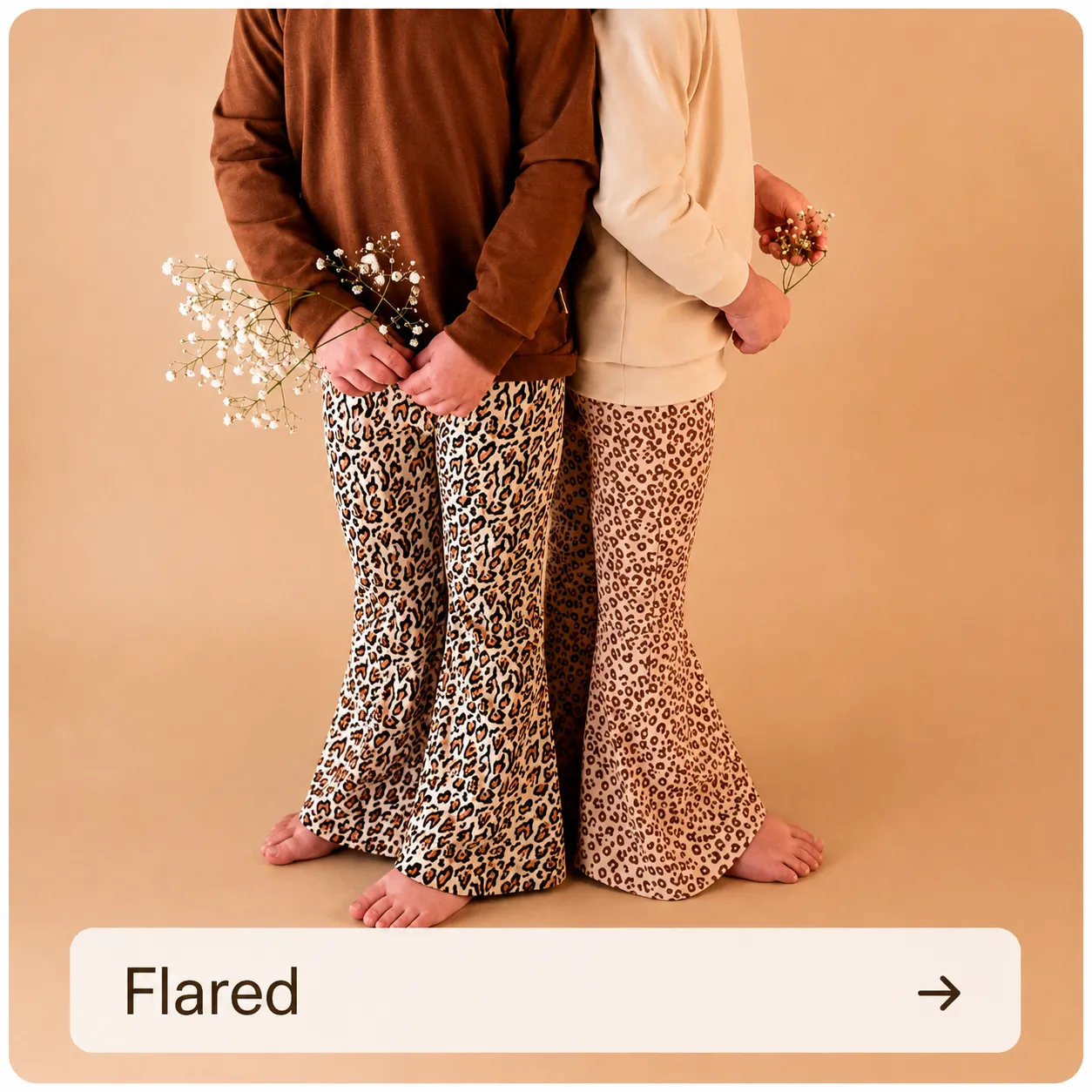 kinder flared broeken van twensies
