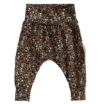 Babybroekje van Twensies met bruine bloemenprint