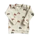 Kindershirt met lange mouw en autootjes print van Twensies