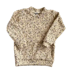 Kindershirt met lange mouw en kleine bloemetjes van Twensies