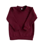 Effen bordeaux kindershirt met lange mouw van Twensies