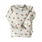 Kindershirt met lange mouw en hondjes print van Twensies