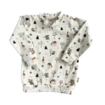 Kindershirt met lange mouw en safari dieren print van Twensies