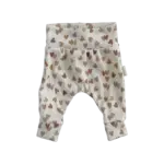 Babybroekje met hartjesprint in naturel ribstof van Twensies